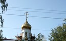 У больничного Пантелеимоновского храма г. Пушкина