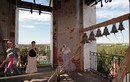 На колокольне Воскресенского собора Волоколамска